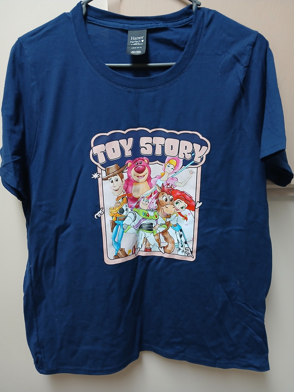 Hanes Navy Blue Toy Story Graphic Tee for Kids